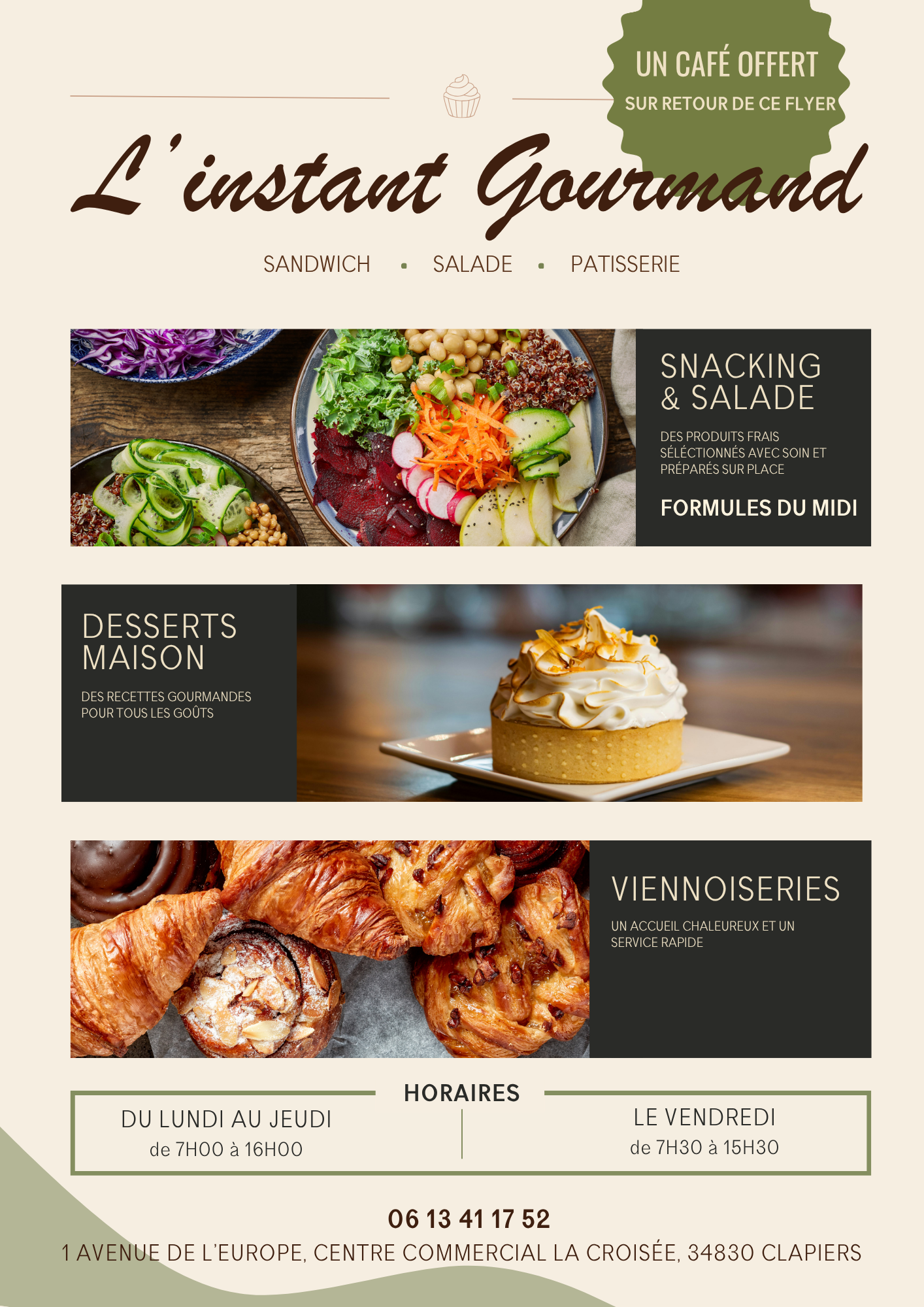 Flyer L'instant Gourmand