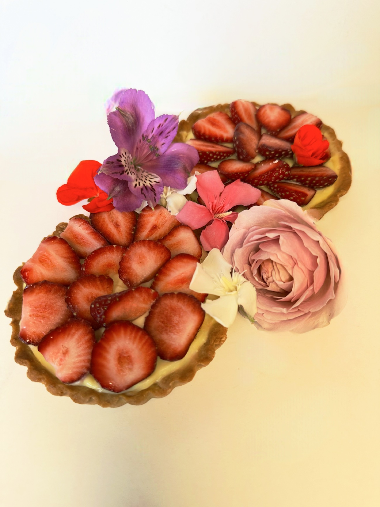 Dessert en vitrine