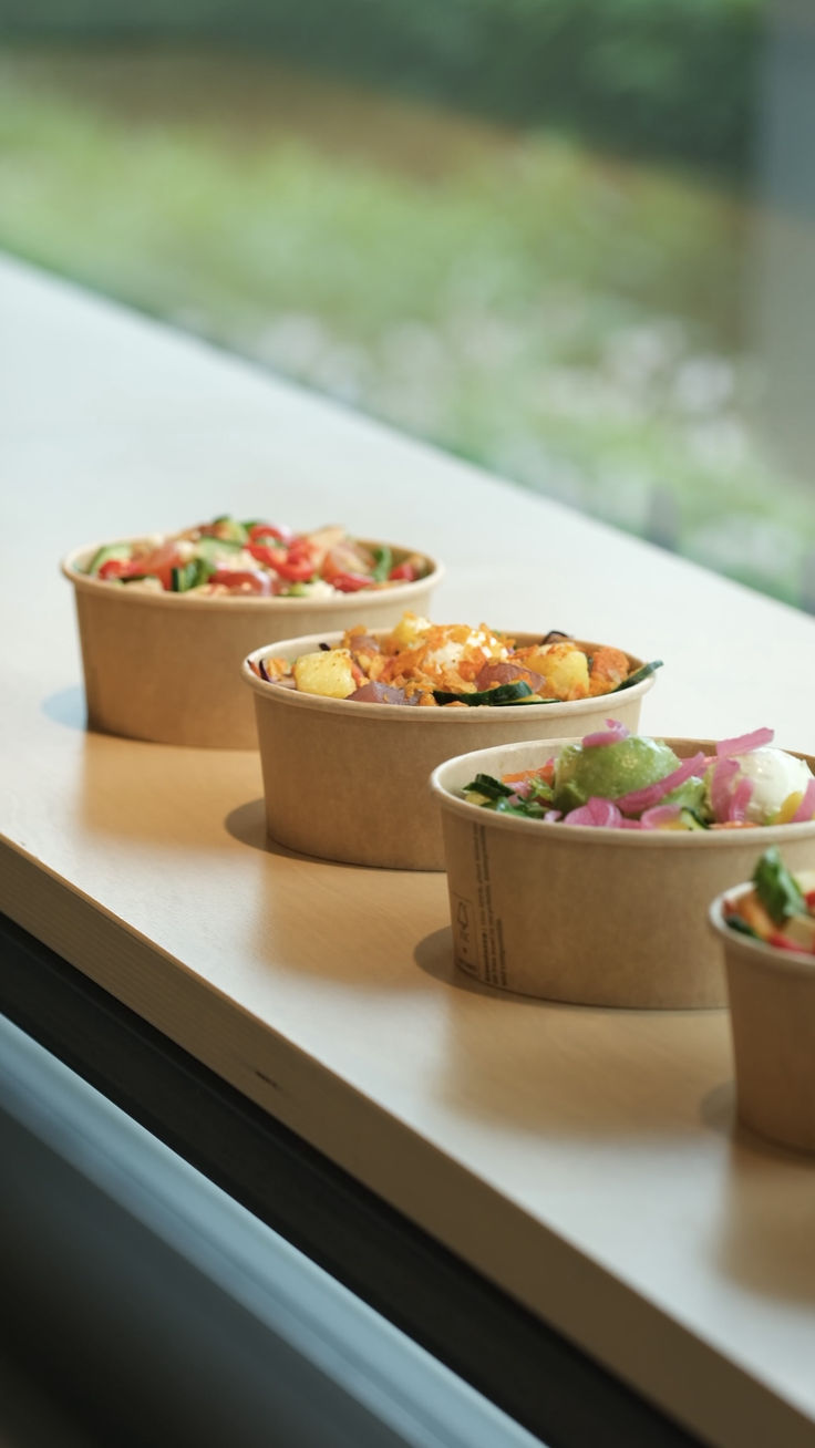 Bowls frais servis chez L'instant Gourmand